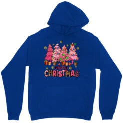 Pink Christmas Trees Unisex Hoodie -Noel Outfits Store pd.2527039002.31.25097024.s3.1 front royal ffffff none x0y0 118 800x800 1
