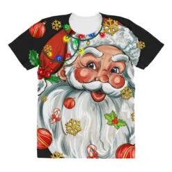 Santa With Little Christmas All Over Women's T-shirt -Noel Outfits Store pd.2527041310.108.25097022.s3.1 front customized 111111 none x45ym14.5 294 800x800 1