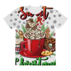 Sweet Christmas All Over Women's T-shirt -Noel Outfits Store pd.2527073662.108.25102080.s3.1 front customized f5f5f5 none x45ym13 294 800x800 1
