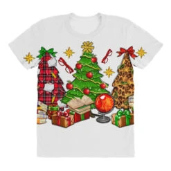 Teacher Christmas Trees All Over Women's T-shirt -Noel Outfits Store pd.2527098277.108.25102144.s3.1 front customized f5f5f5 none x45y69 294 800x800 1