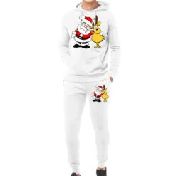 Santa Reindeer Christmas Hoodie & Jogger Set