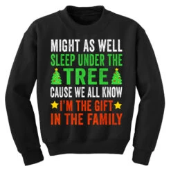 Christmas Pajamas Youth Sweatshirt -Noel Outfits Store pd.2527122599.52.25102570.s3.1 front black ffffff none x0y0 169 800x800 1