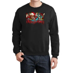 Mooey Christmas Sunflower Crewneck Sweatshirt