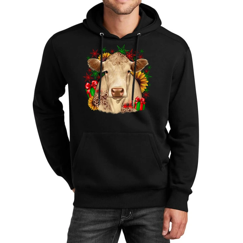Christmas Charolais Unisex Hoodie 3 Christmas Charolais Unisex Hoodie