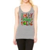 Holly Jolly Vibes With Christmas Candies Racerback Tank -Noel Outfits Store pmd.2524176255.45.25058272.s3.1 front grey2 ffffff none x0y0 144 800x800 1