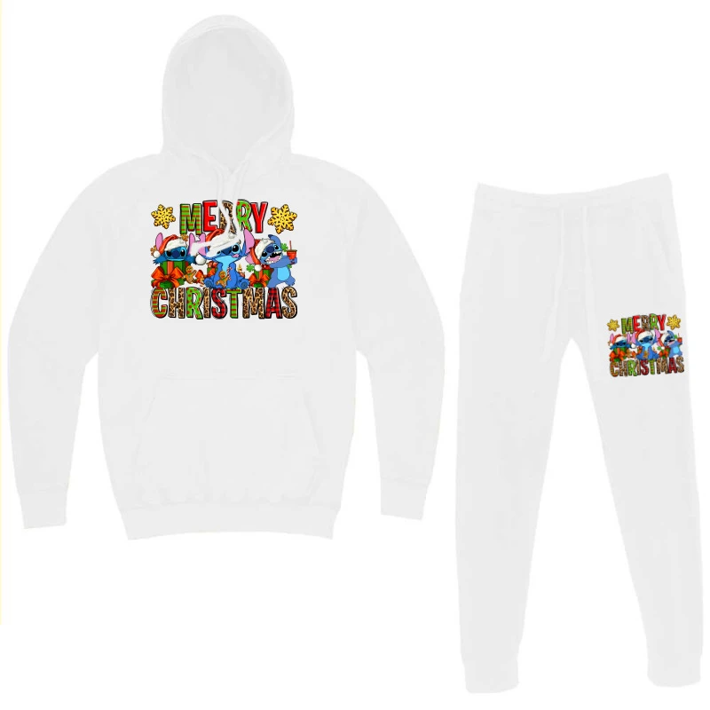Merry Christmas Stitch Hoodie & Jogger Set 5 Merry Christmas Stitch Hoodie & Jogger Set - Image 3