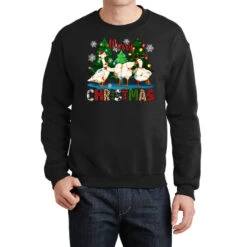 Merry Christmas Duck Crewneck Sweatshirt