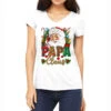 Papa Claus Christmas Women's V-Neck T-Shirt 2 Papa Claus Christmas Women's V-Neck T-Shirt -Noel Outfits Store pmd.2526141048.72.25057805.s3.1 front white2 ffffff none x0y0 138 800x800 1