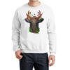 Cow Reindeer Antlers Cute Christmas Animal Xmas Ki Crewneck Sweatshirt -Noel Outfits Store pmd.2526165767.32.25064416.s3.1 front white2 ffffff none x0y0 124 800x800 1