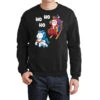 Christmas Santa Unicorn Magical Xmas Santa Claus S Crewneck Sweatshirt -Noel Outfits Store pmd.2526174374.32.25065792.s3.1 front black2 ffffff none x0y0 124 800x800 1