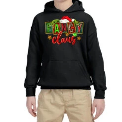 Christmas Fancy Claus Youth Hoodie
