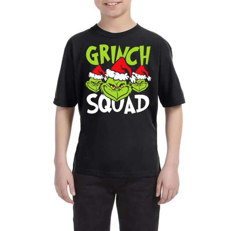 Grinch Squad Funy Family Christmas Youth Tee 3 Grinch Squad Funy Family Christmas Youth Tee