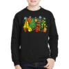 Christmas Trees With Softball Youth Sweatshirt -Noel Outfits Store pmd.2526233551.52.25084655.s3.1 front black2 ffffff none x0y0 169 800x800 1