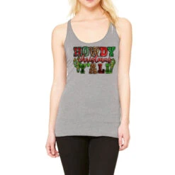 Howdy Christmas Y'all Racerback Tank