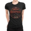 Crm21112209 Merry Christmas (family Name) Family 2 Ladies Fitted T-Shirt -Noel Outfits Store pmd.2526280760.36.25086189.s3.1 front black2 ffffff none x0y0 154 800x800 1