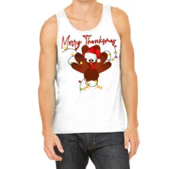 Thanksgiving Christmas Happy Thanksmas Tank Top