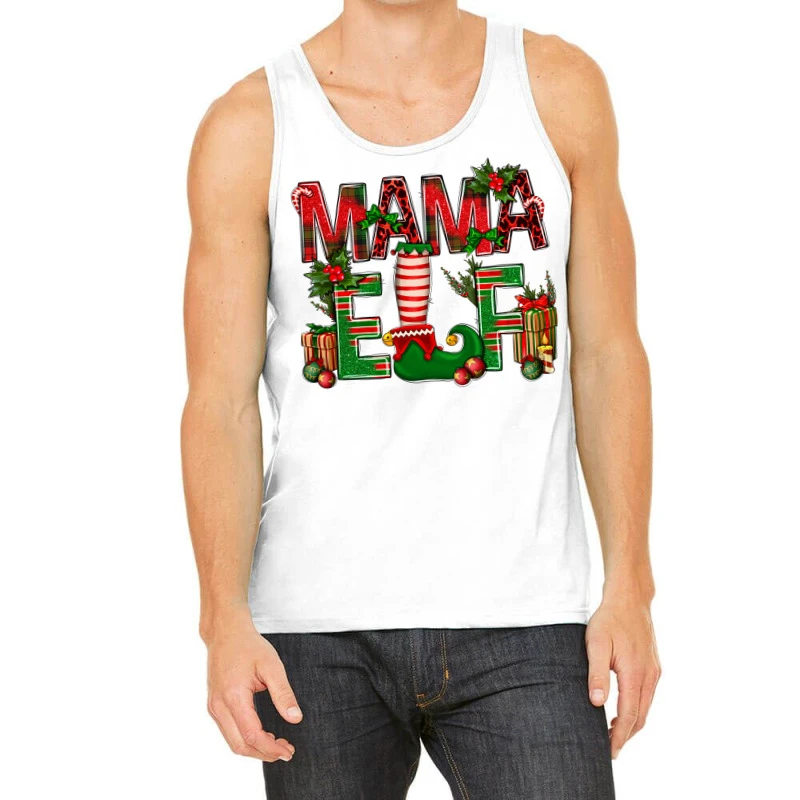 Christmas Mama Elf Tank Top 3 Christmas Mama Elf Tank Top