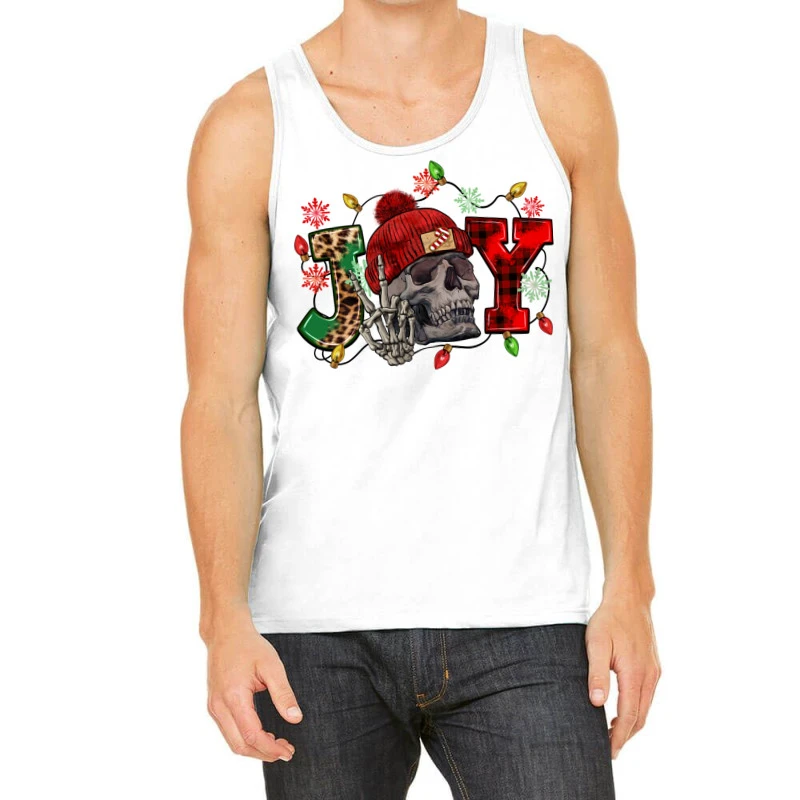 Christmas Joy Skeleton Tank Top 3 Christmas Joy Skeleton Tank Top