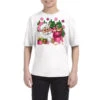 Pink Christmas Hot Chocolate Coffee Cup With Santa Youth Tee -Noel Outfits Store pmd.2526358771.37.25087078.s3.1 front white2 ffffff none x0y0 129 800x800 1