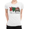 Peace Love Christmas Sublimation Ladies Fitted T-Shirt -Noel Outfits Store pmd.2526389936.36.25088423.s3.1 front white2 ffffff none x0y0 154 800x800 1