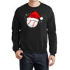 Christmas Baseball Seasons Greetings Crewneck Sweatshirt -Noel Outfits Store pmd.2526392243.32.25088582.s3.1 front black2 ffffff none x0y0 124 800x800 1