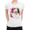 Pink Christmas Santa Claus Ladies Fitted T-Shirt -Noel Outfits Store pmd.2526424037.36.25087074.s3.1 front white2 ffffff none x0y0 154 800x800 1