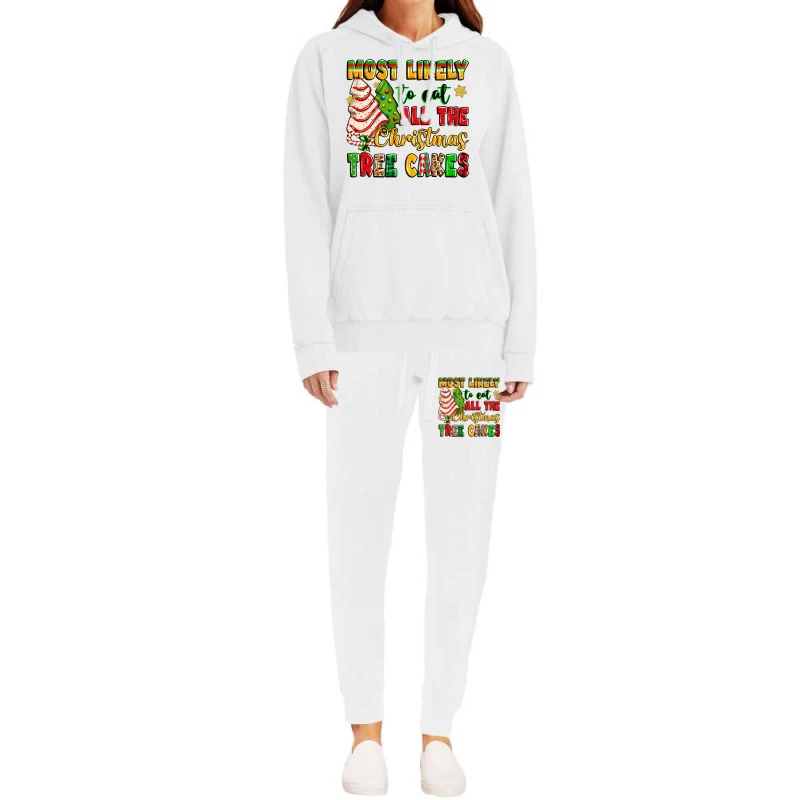 Most Likely To Eat All The Christmas Tree Cakes Hoodie & Jogger Set 4 Most Likely To Eat All The Christmas Tree Cakes Hoodie & Jogger Set - Image 2