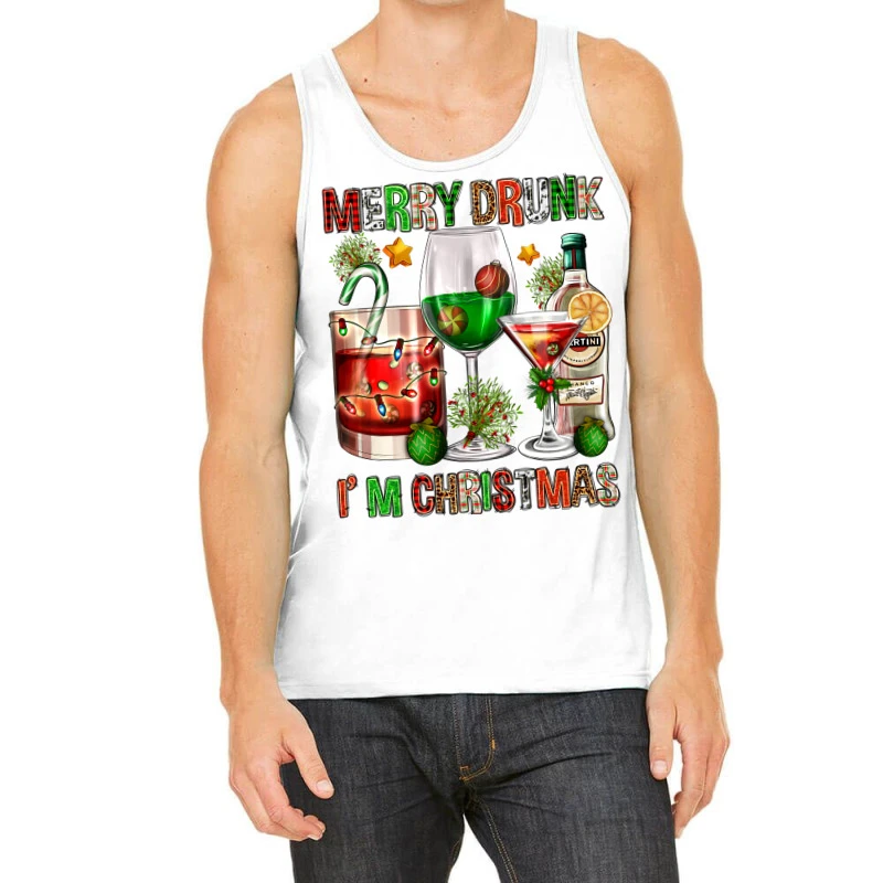 Merry Drunk I'm Christmas Tank Top 3 Merry Drunk I'm Christmas Tank Top