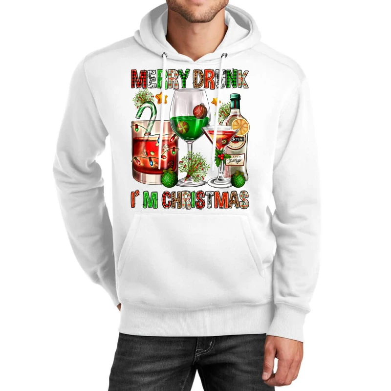 Merry Drunk I'm Christmas Unisex Hoodie 3 Merry Drunk I'm Christmas Unisex Hoodie