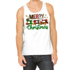 Merry Christmas Sewing Machine Tank Top