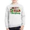 Merry Christmas Sewing Machine Youth Sweatshirt -Noel Outfits Store pmd.2526445573.52.25086996.s3.1 front white2 ffffff none x0y0 169 800x800 1