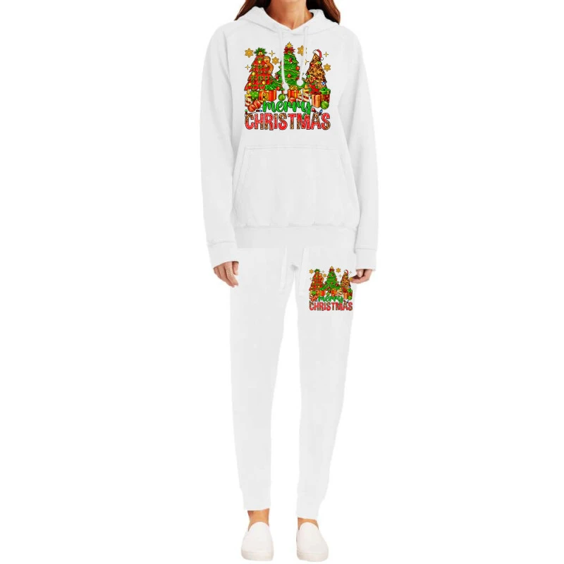 Merry Christmas And Christmas Trees Hoodie & Jogger Set 4 Merry Christmas And Christmas Trees Hoodie & Jogger Set - Image 2