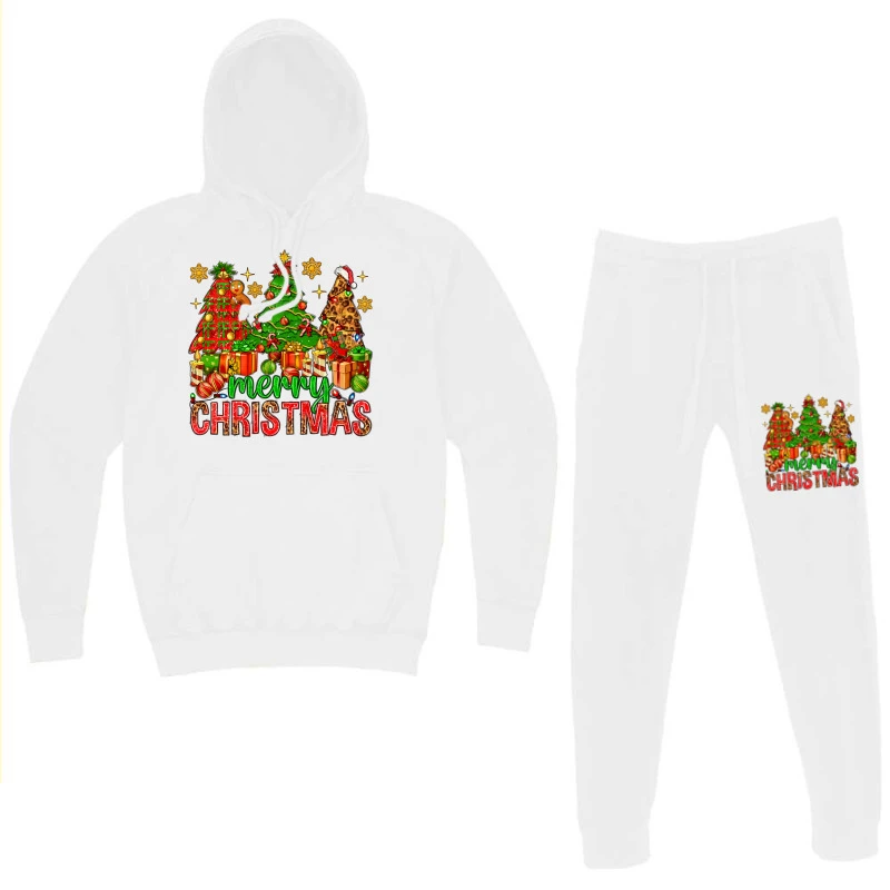 Merry Christmas And Christmas Trees Hoodie & Jogger Set 5 Merry Christmas And Christmas Trees Hoodie & Jogger Set - Image 3