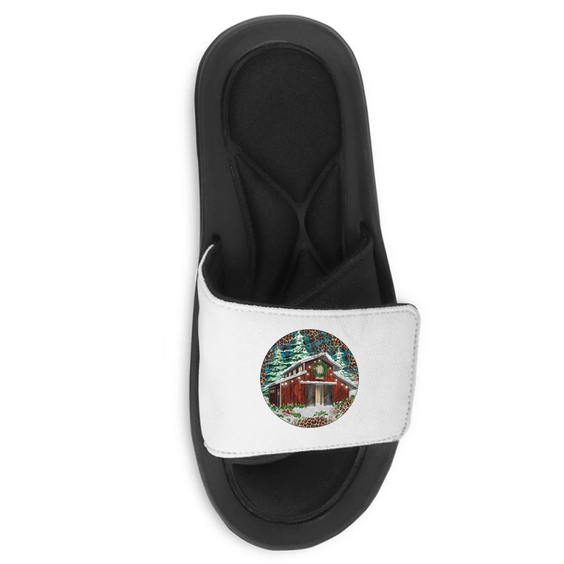 Barn Christmas Slide Sandal 5 Barn Christmas Slide Sandal - Image 3