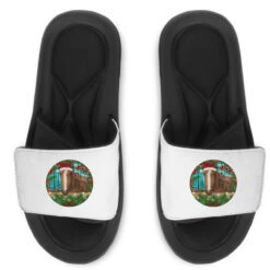 Brown Horse Christmas Slide Sandal