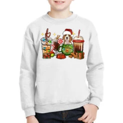 Christmas Coffee Cups With Beagle Youth Sweatshirt