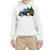 Blue Christmas Tractor Youth Hoodie -Noel Outfits Store pmd.2526693379.53.25095188.s3.1 front white2 ffffff none x0y0 113 800x800 1