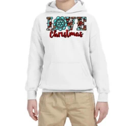 Western Gemstone Christmas Love Youth Hoodie