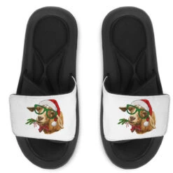 Christmas Glasses Goat Slide Sandal