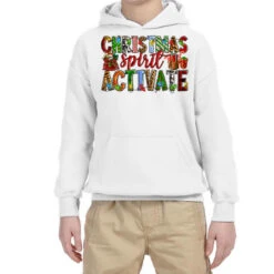 Christmas Spirit Activate Youth Hoodie