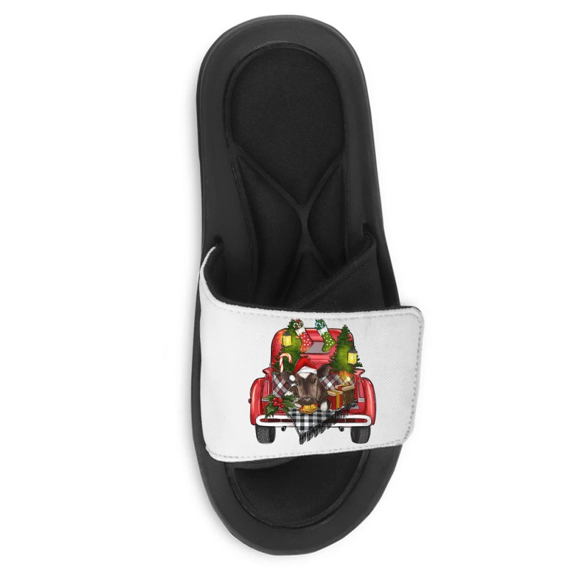 Baby Cow Christmas Slide Sandal 5 Baby Cow Christmas Slide Sandal - Image 3