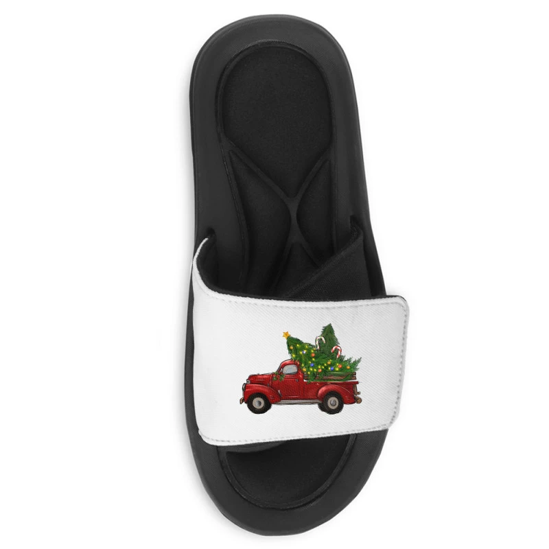 Christmas Trees With Truck Slide Sandal 5 Christmas Trees With Truck Slide Sandal - Image 3