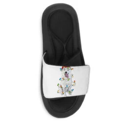 Christmas White Shepherd With Christmas Lights Slide Sandal -Noel Outfits Store pmd.2526723957.202.25095395.s3.1 front customized1 f5f5f5 none x90y38.5 60 800x800 1