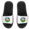 Christmas Charolais Bull And Barnyard Slide Sandal