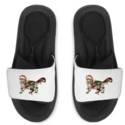 Christmas Christmas Maine Coon Cat Cat Slide Sandal