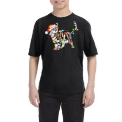 Christmas American Shorthair Cat Youth Tee