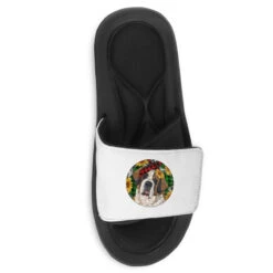 Christmas St. Bernard Slide Sandal -Noel Outfits Store pmd.2526767256.202.25096656.s3.1 front customized1 f5f5f5 none x85y63.5 70 800x800 1