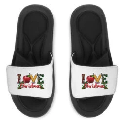 Western Christmas Love Slide Sandal
