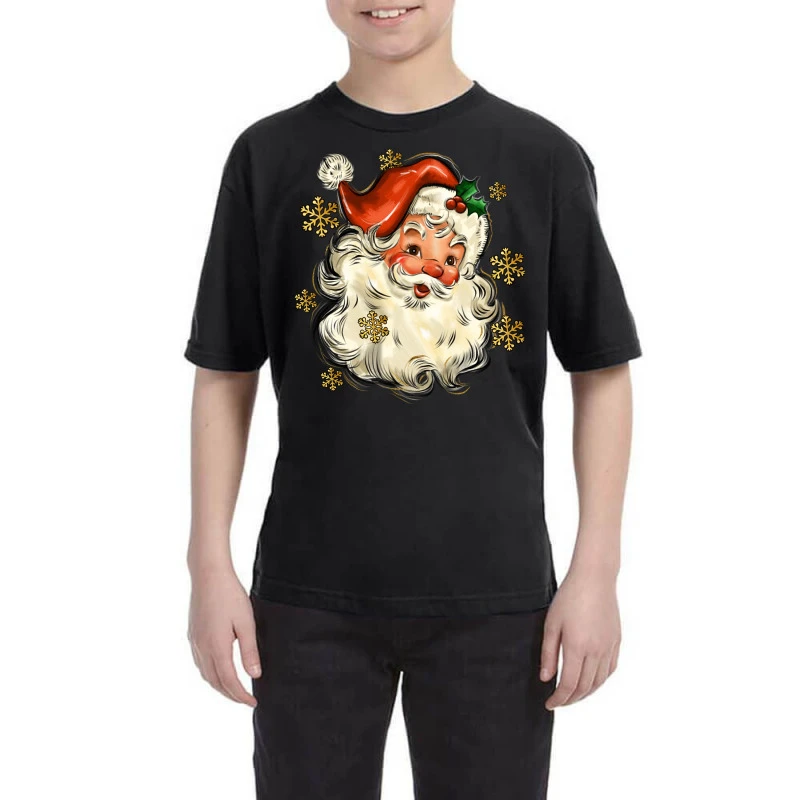 Christmas Santa Youth Tee 3 Christmas Santa Youth Tee