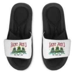 Saint Nick's Christmas Tree Farm Slide Sandal